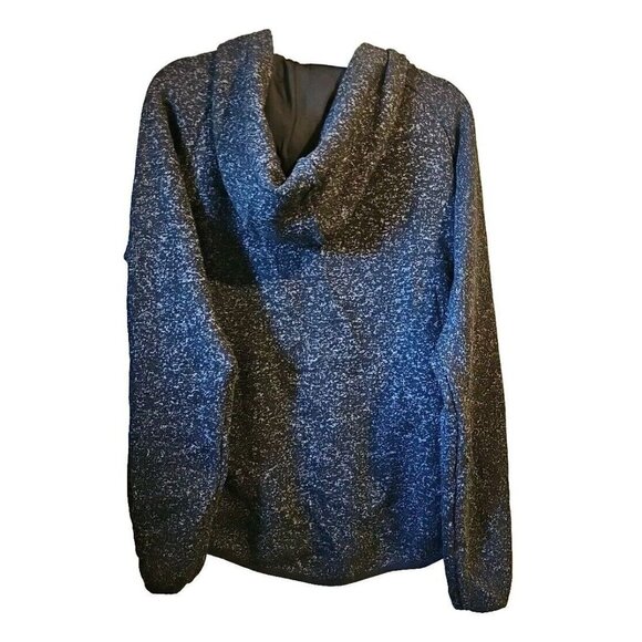 Thread & Supply Women’s Quarter Button Up Black/Gray Pockets Hoodie - XLarge - Picture 9 of 10